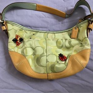Authentic Coach Ladybug Purse